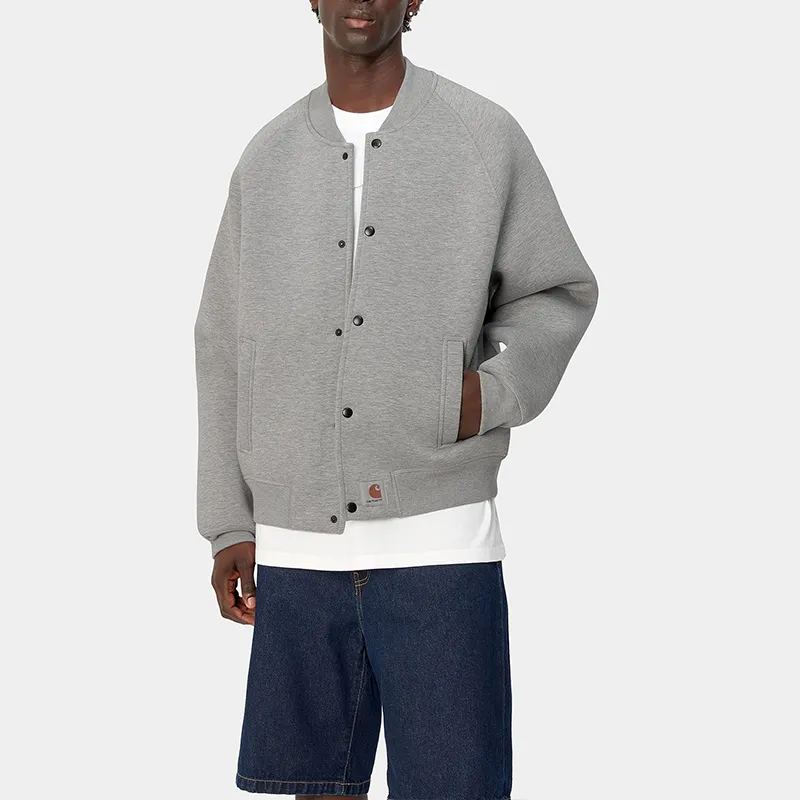 Carhartt WIP SS24 Car-Lux Bomber Jacket Unisex Gray-3
