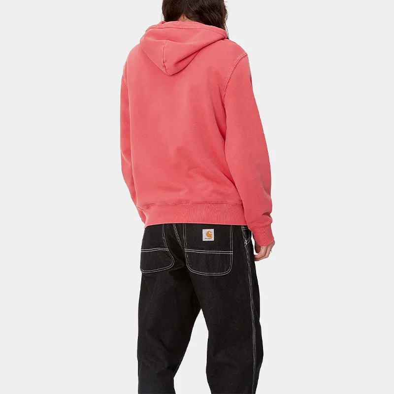 Carhartt WIP SS24 Hooded Duster Sweat Sweatshirt Unisex Samba Red-4