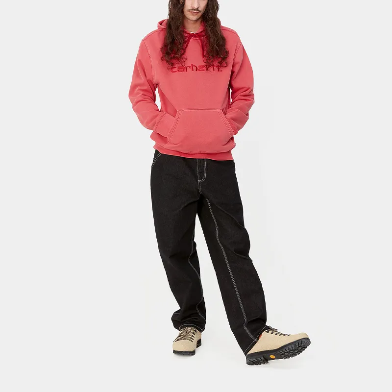 Carhartt WIP SS24 Hooded Duster Sweat Sweatshirt Unisex Samba Red-2