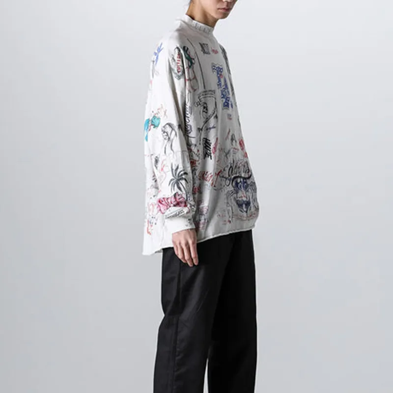 SAINT Mxxxxxx Long sleeve Graphic print T shirt-5