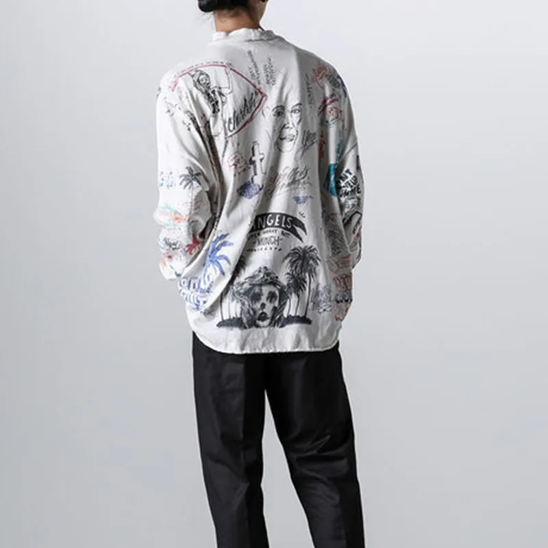 SAINT Mxxxxxx Long sleeve Graphic print T shirt-3
