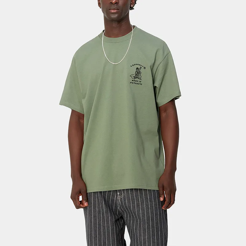 Carhartt WIP T Shirt Unisex Park Green-2
