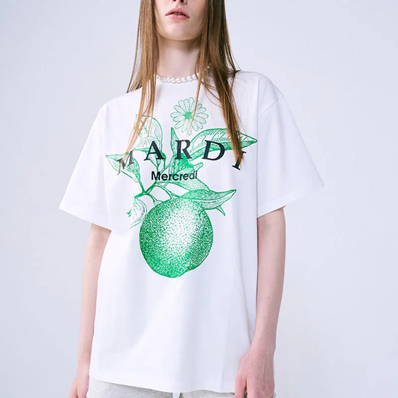 MARDI MERCREDI T-Shirt Unisex Bleach Mardi Green-2