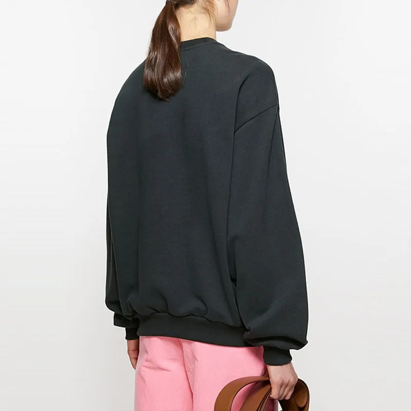 Acne Studios Logo Patch Crewneck Sweatshirt-3