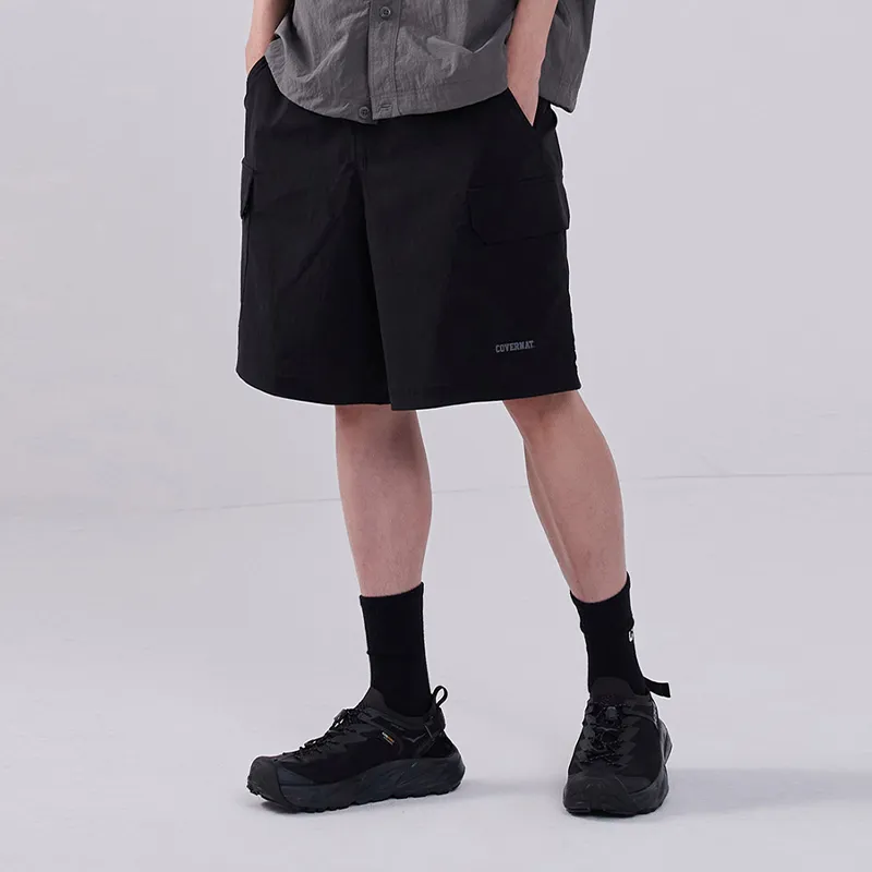 COVERNAT Cargo Shorts Men's Black-2