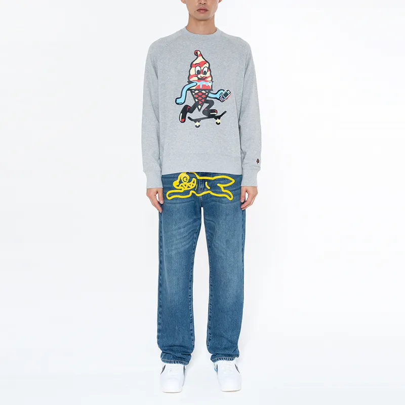 Ice Cream Graphic print Cotton Jumper-2
