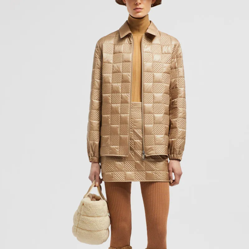 Moncler Logo patch Quilted Miniskirt-1