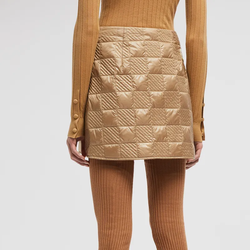 Moncler Logo patch Quilted Miniskirt-2