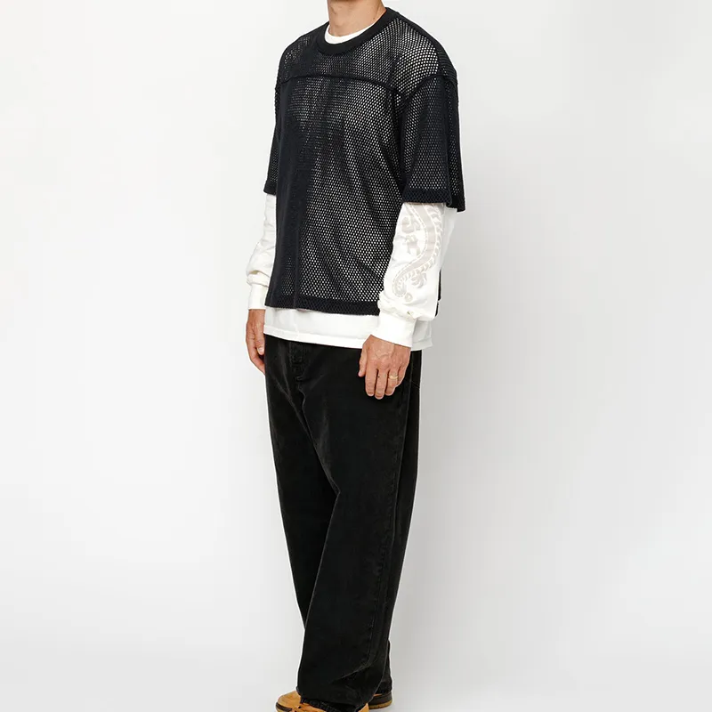 Stussy Mesh Jersey Crew-5