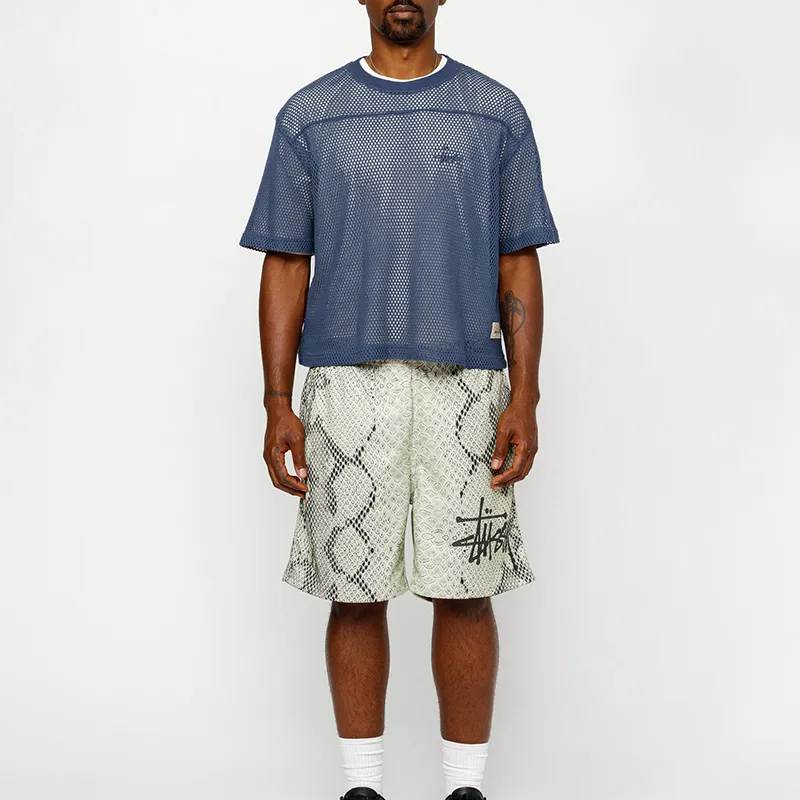 Stussy Mesh Jersey Crew-8