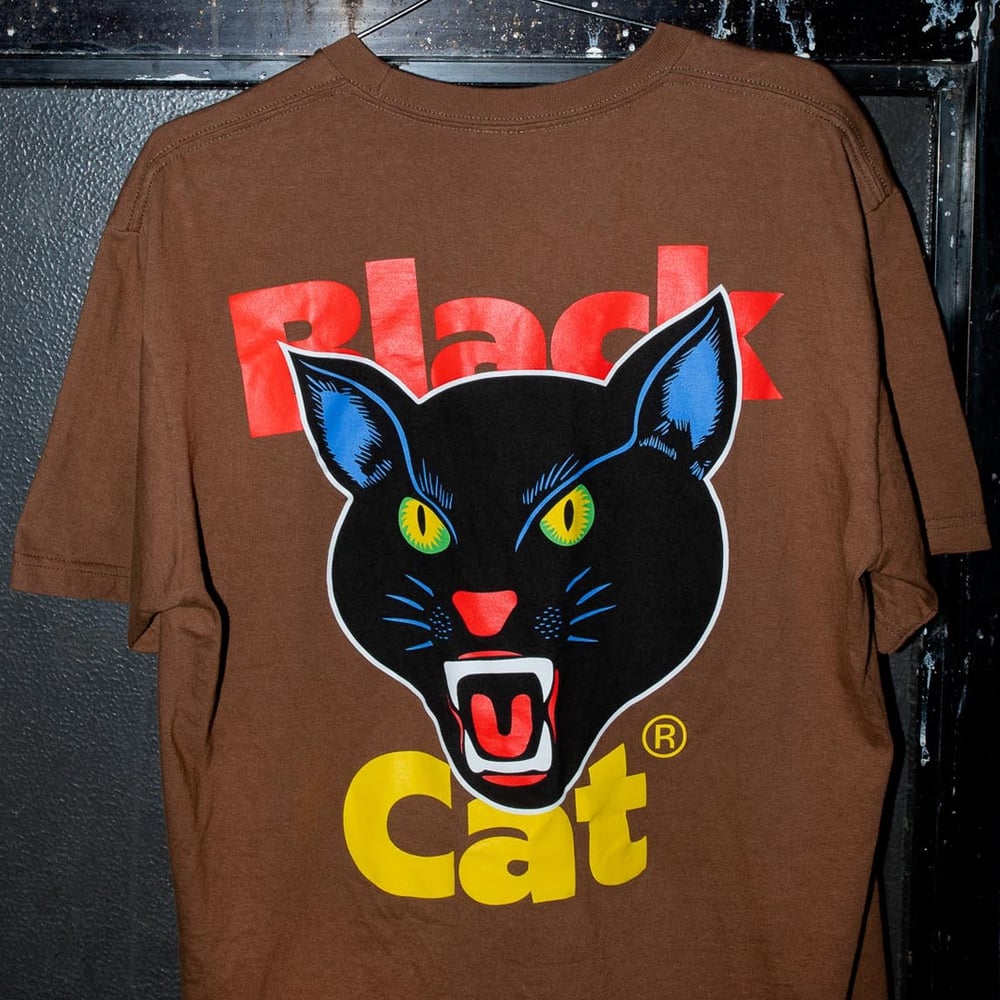 Supreme Black Cat Tee SS24 Yellow L - POIZON