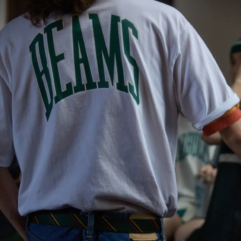 Starbucks/starbucks X Champion Beams X Starbucks Collaboration T-Shirts Unisex White-3