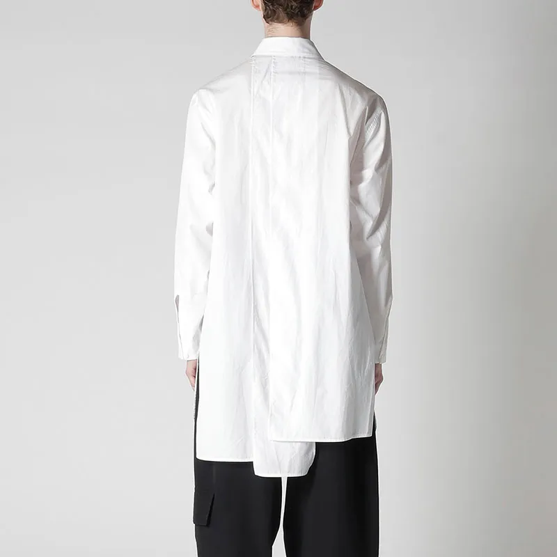 Yohji Yamamoto Cotton Long Shirt-4