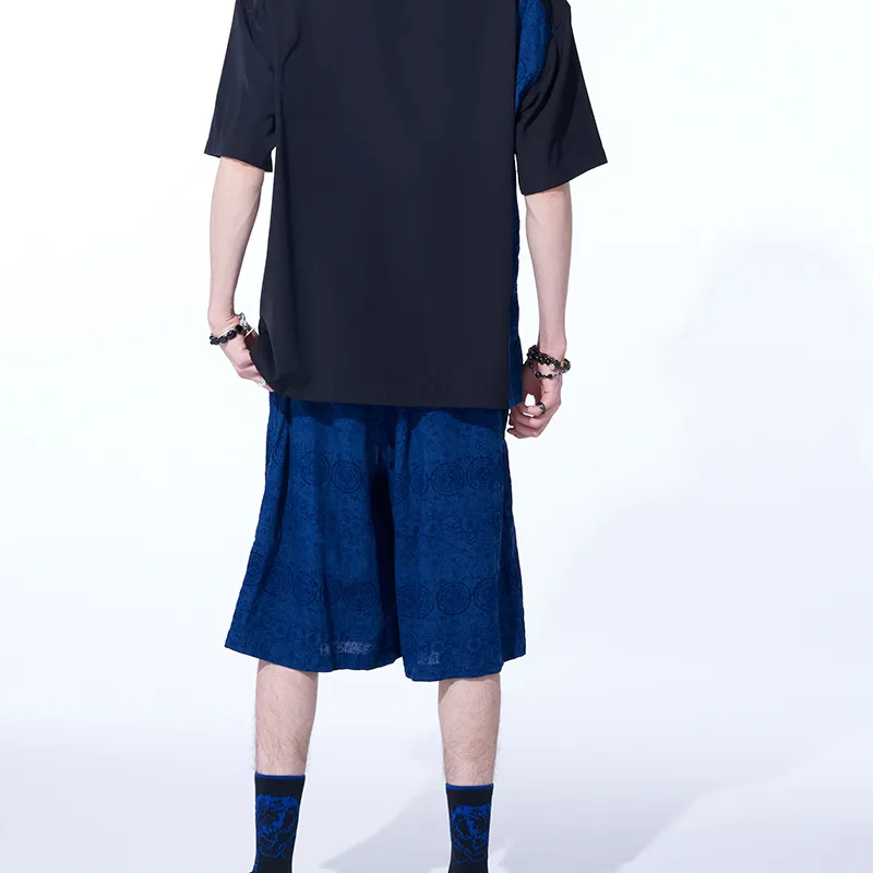 Yohji Yamamoto FW24 Casual Shorts Men's Blue-5