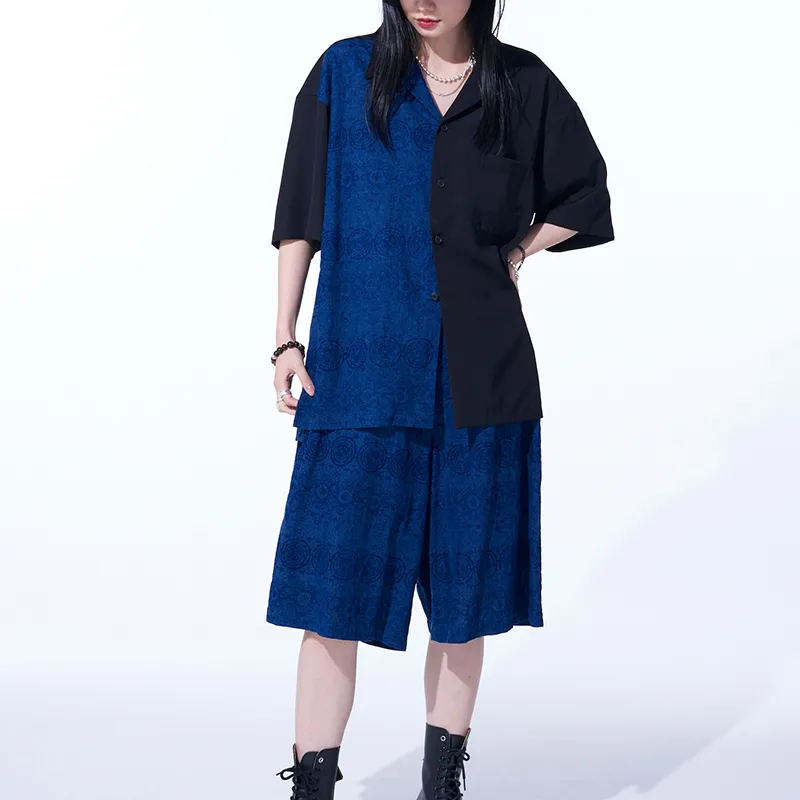 Yohji Yamamoto FW24 Casual Shorts Men's Blue-3
