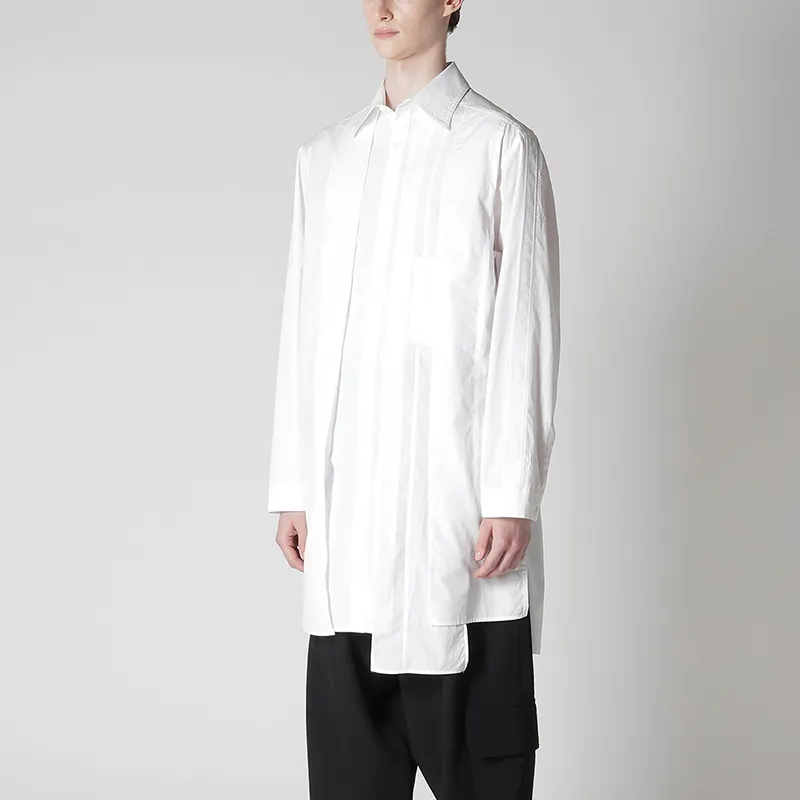 Yohji Yamamoto Cotton Long Shirt-3