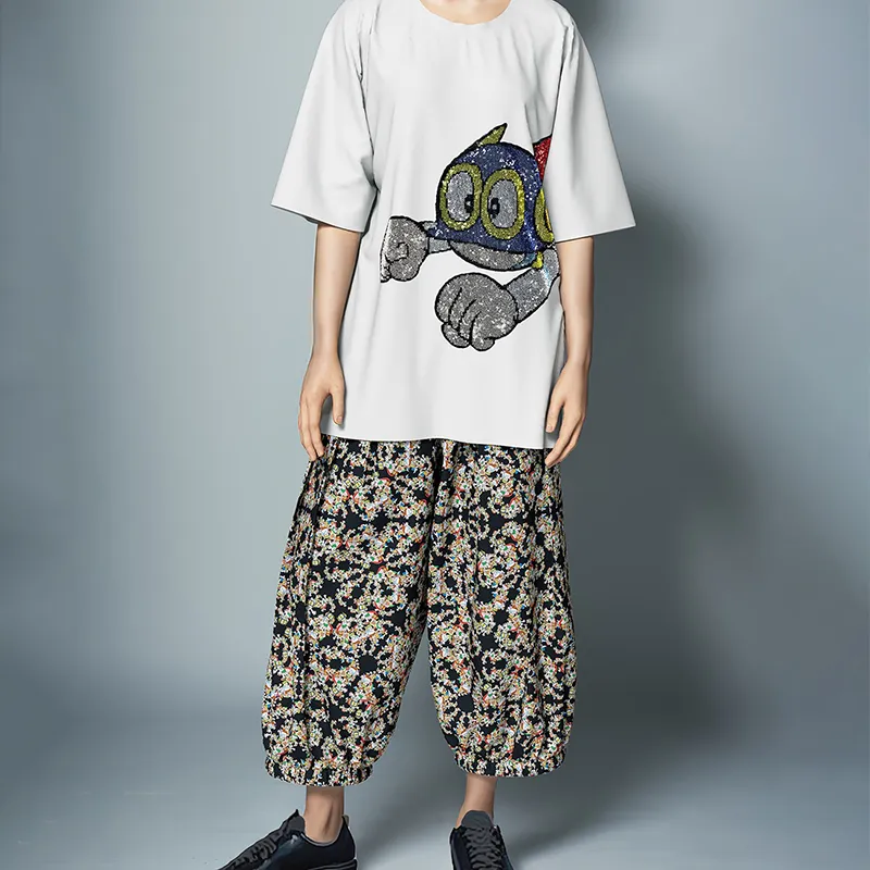 Yohji Yamamoto Palman Co branded Casual Pants Unisex Yellow-4
