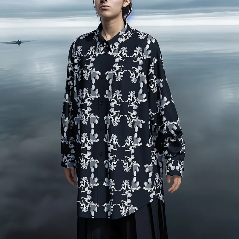 Yohji Yamamoto Superpower Magic Beauty Co branded Edition Shirts Unisex Black-3
