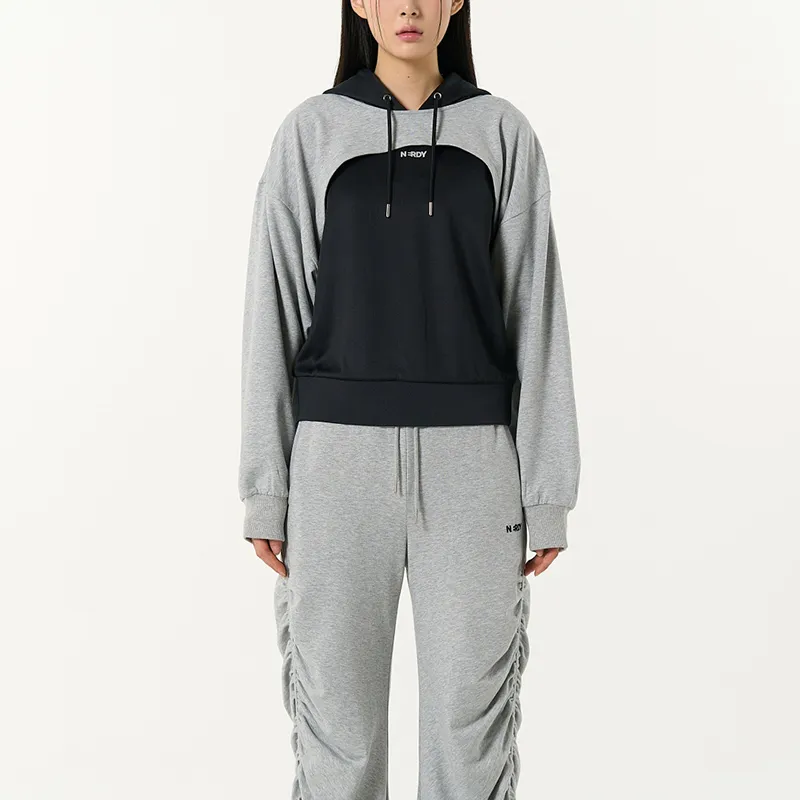 NERDY Sweatshirt Set Women's Black-2