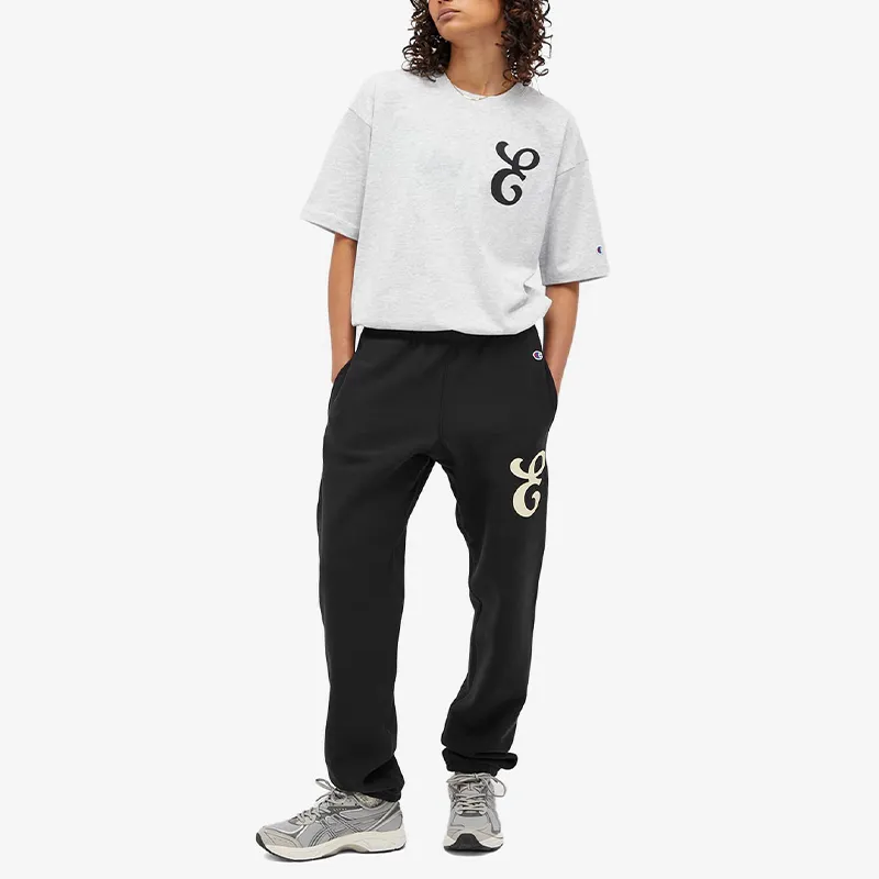 Champion END. Co-branded Paragraphs Casual Pants Unisex Black-1