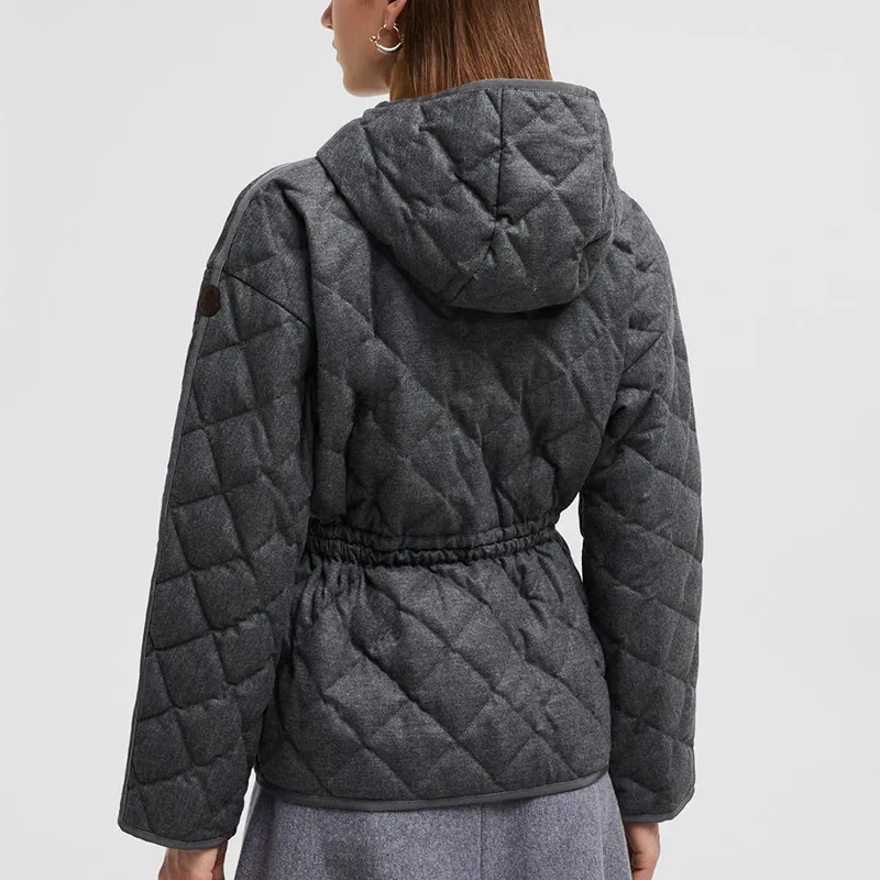 Moncler Down Jackets Women's Dark Gray-3