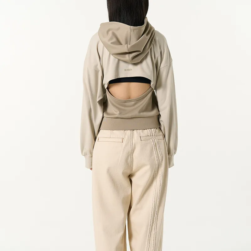 NERDY Sweatshirt Set Women's Beige-6