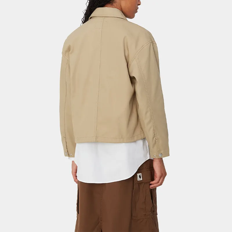 Carhartt WIP W' Simple Shirt Jac Jacket Women's Khaki-4