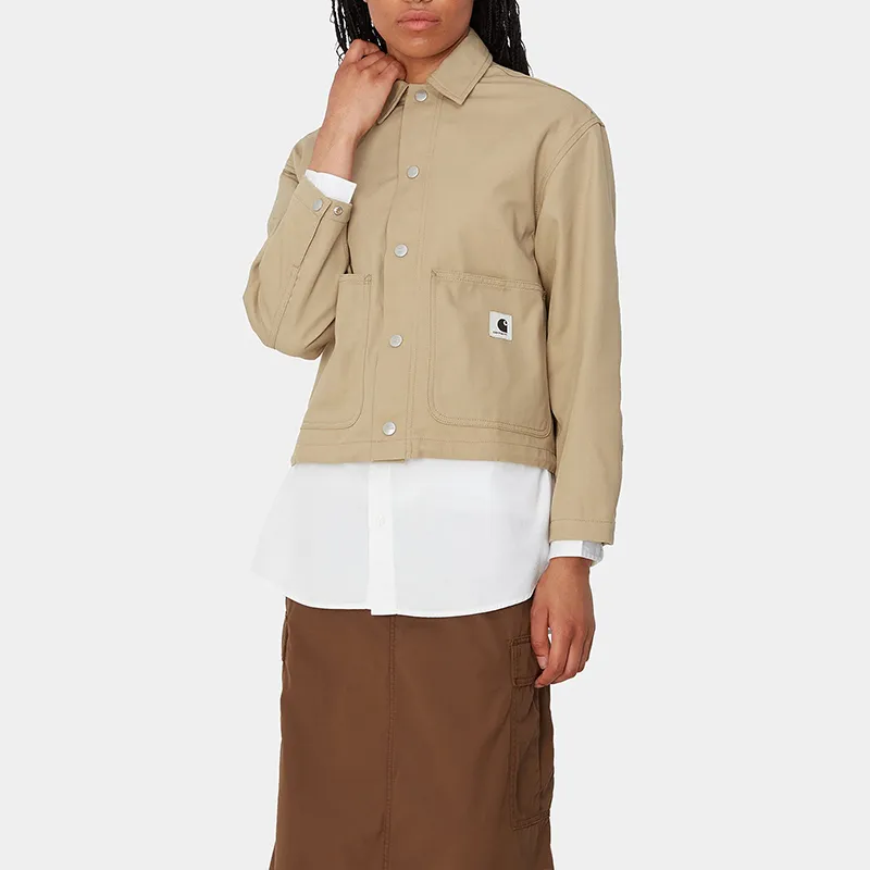 Carhartt WIP W' Simple Shirt Jac Jacket Women's Khaki-2