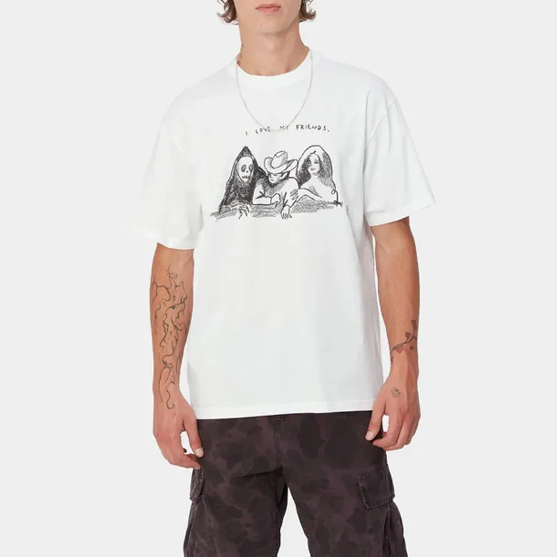 Carhartt WIP Pepe Friends T Shirt-2