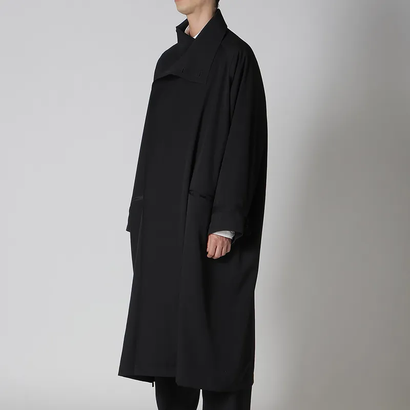 Yohji Yamamoto FW24 Coat Unisex Black-6