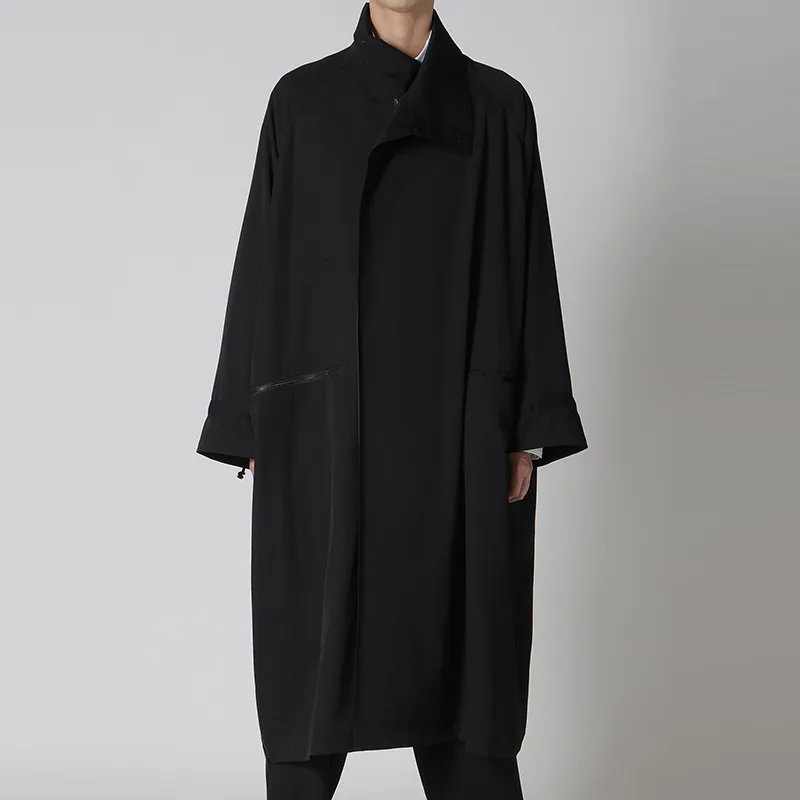Yohji Yamamoto FW24 Coat Unisex Black-2