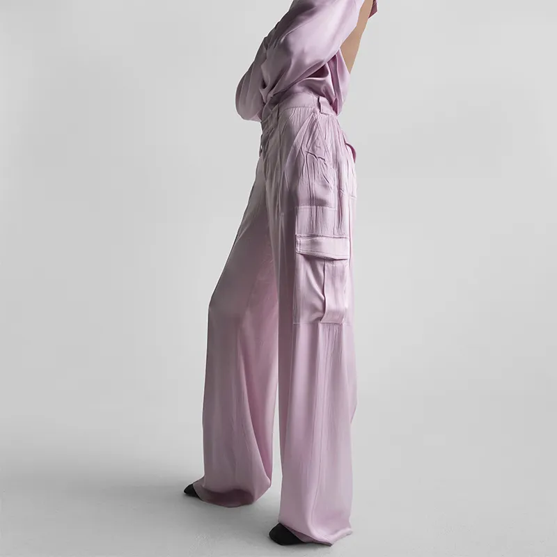 Phoebe Philo Cargo Pants Women's Cotton Candy-3
