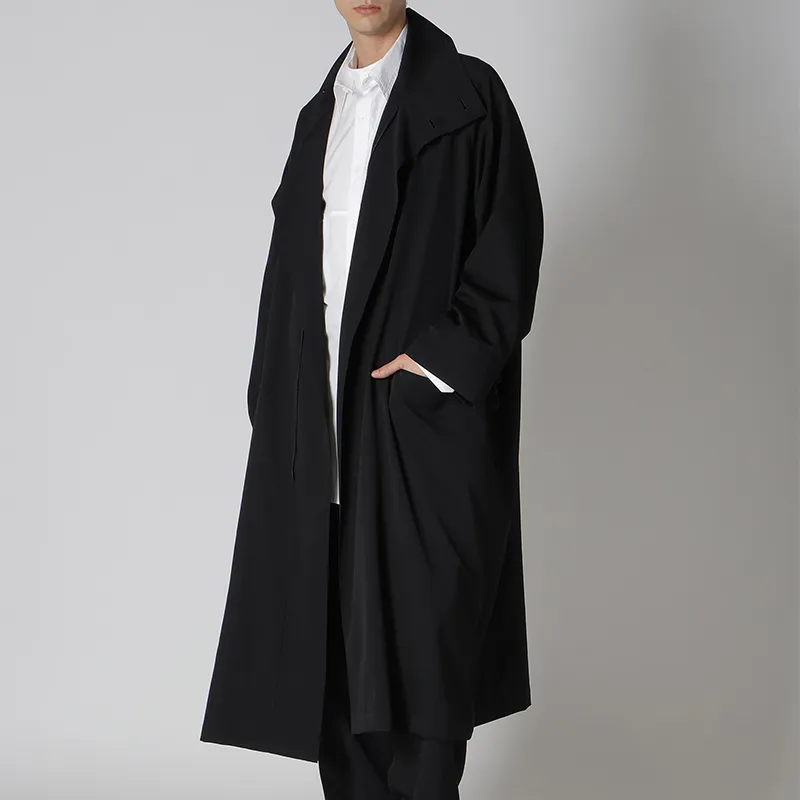Yohji Yamamoto FW24 Coat Unisex Black-5