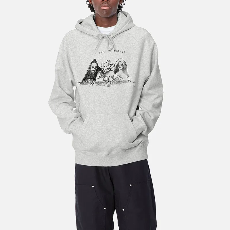 Carhartt WIP Pepe Friends Drawstring Hoodie-3
