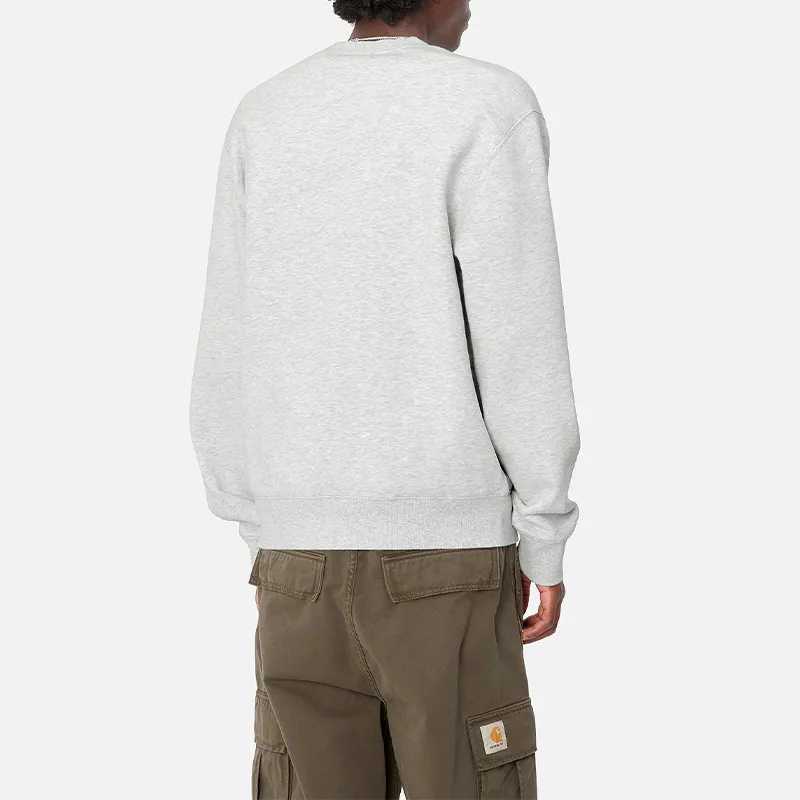 Carhartt WIP Pepe Be Nice Sweat Sweatshirt Unisex Gray-4