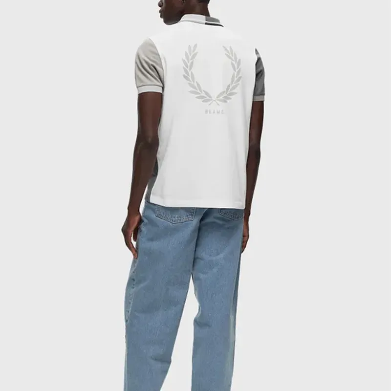 Fred Perry X Beams Fred Perry Collaboration Model Polo Shirts Men White-1
