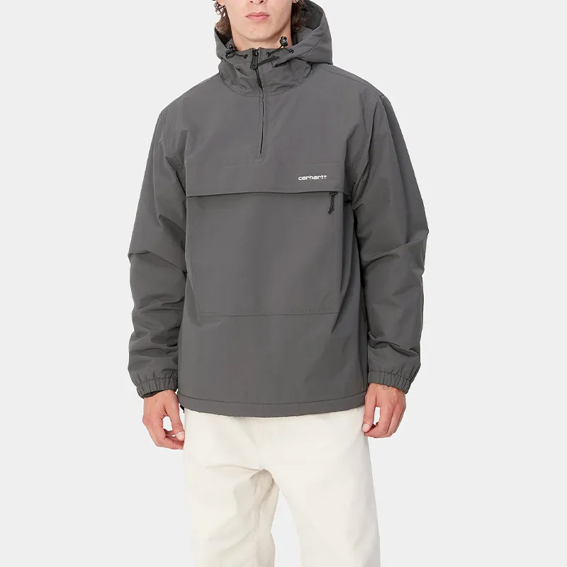 Carhartt WIP Windbreaker Pullover Winter Jacket Unisex Graphite-4