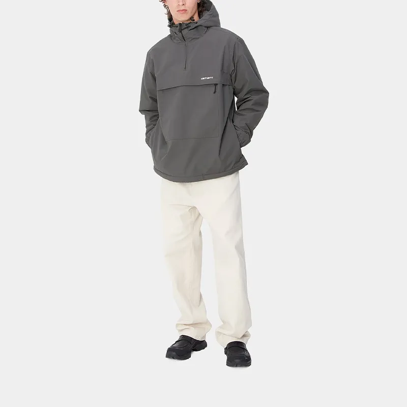 Carhartt WIP Windbreaker Pullover Winter Jacket Unisex Graphite-3