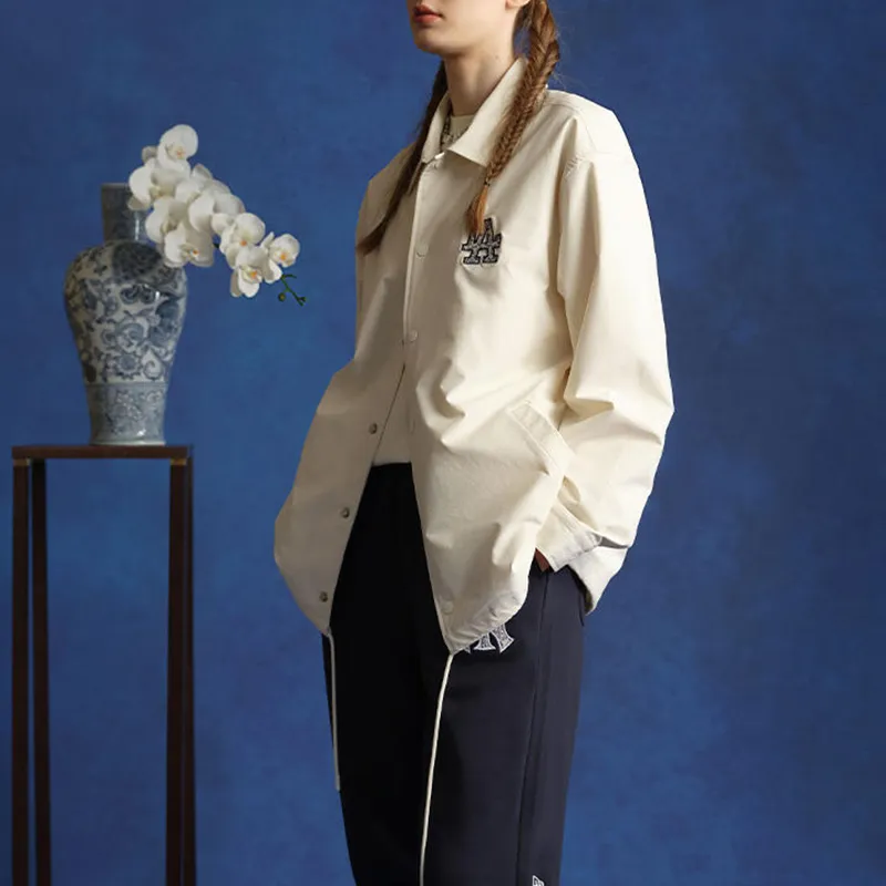 New Era Blue And White Porcelain Series Jackets Unisex White-2