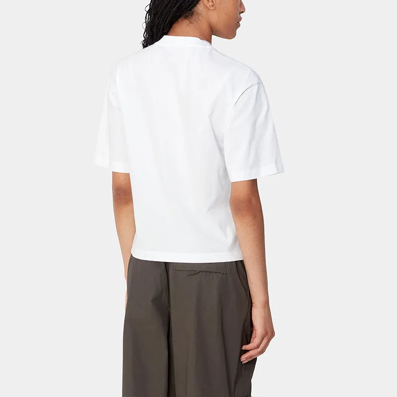 Carhartt WIP Drop Shoulder Sleeve T Shirt Women's White-3