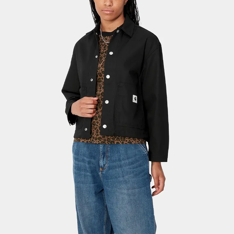 Carhartt WIP W' Simple Shirt Jac Jacket Women's Black-4