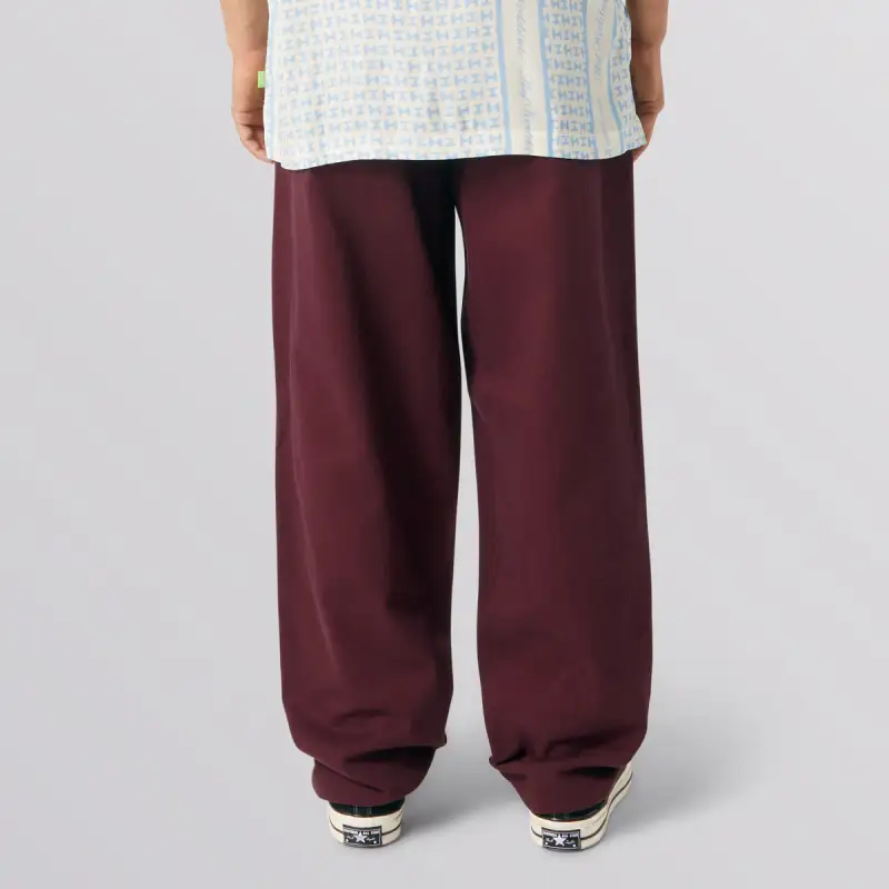 HUF SS24 FW24 Jeans Unisex Wine-Colored-3