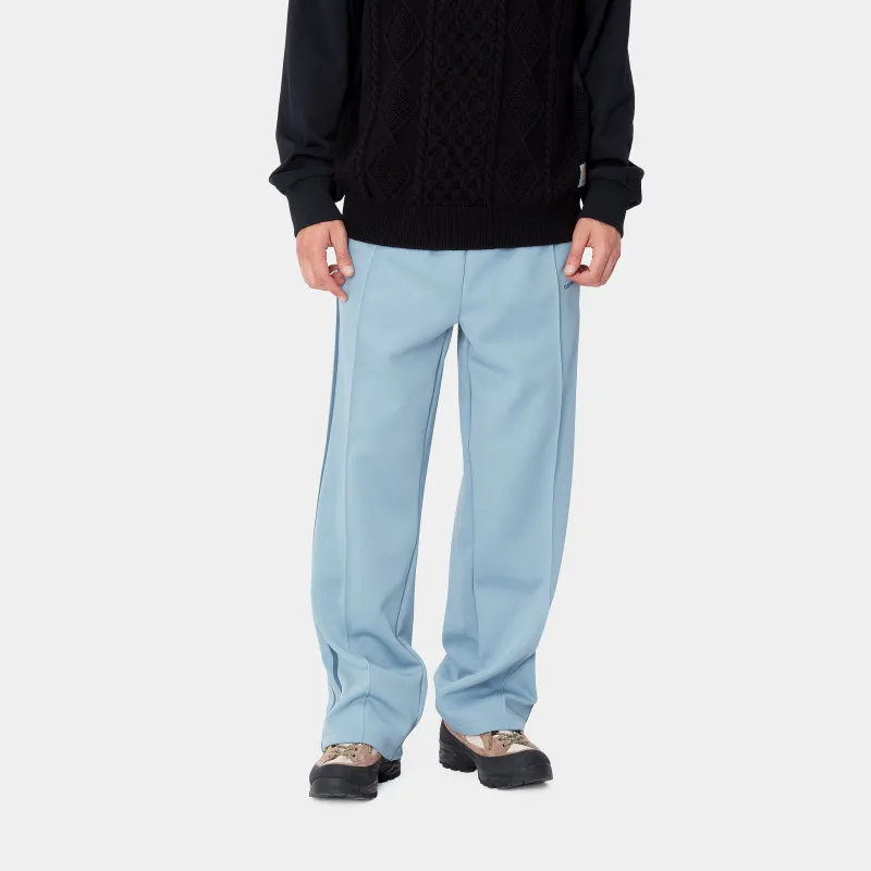 Carhartt WIP FW24 Bolan Sweat Pant Knitted Sweatpants Unisex Ice Blue-3