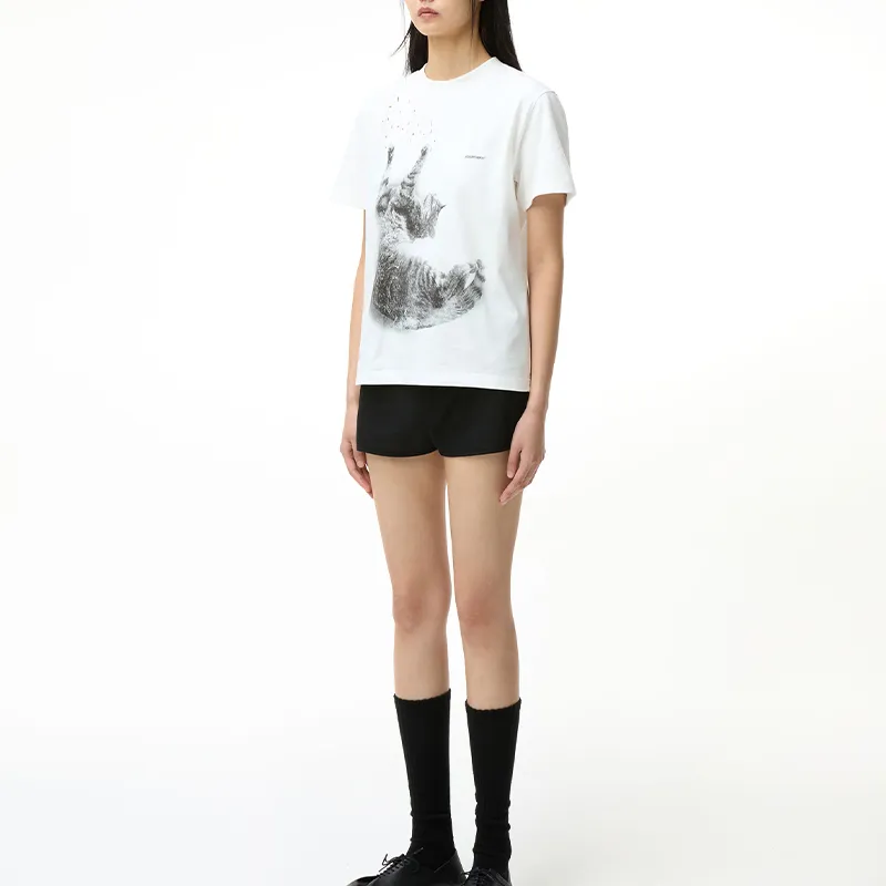 ADER ERROR Pet Capsule Series T Shirts Unisex Ecru-4