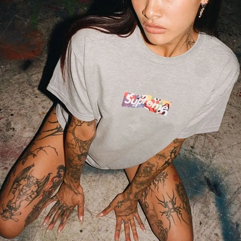 Supreme Olaolu Slawn Collaboration T Shirts Unisex-7