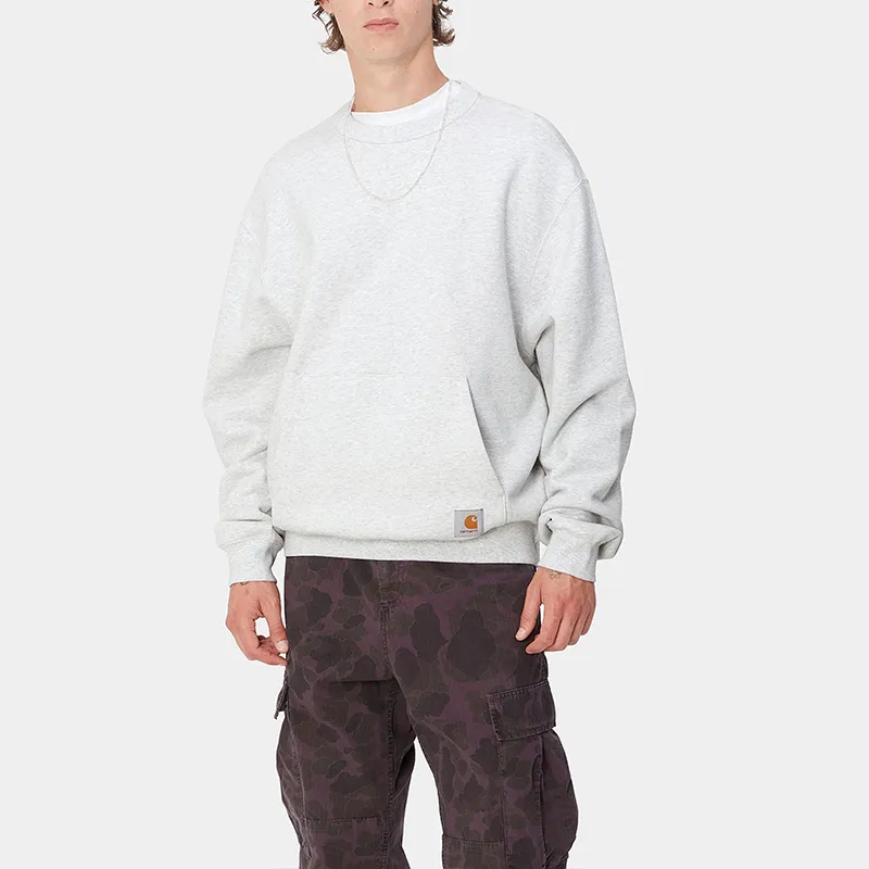 Carhartt WIP FW24 Billy Sweat Sweatshirt Unisex Gray-3