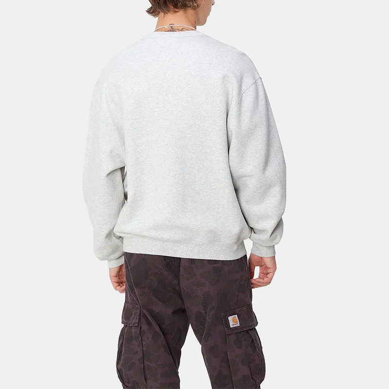 Carhartt WIP FW24 Billy Sweat Sweatshirt Unisex Gray-4