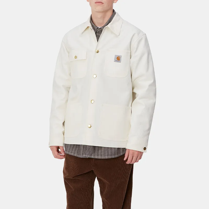 Carhartt WIP FW24 Michigan Coat Jacket Unisex Ecru-3