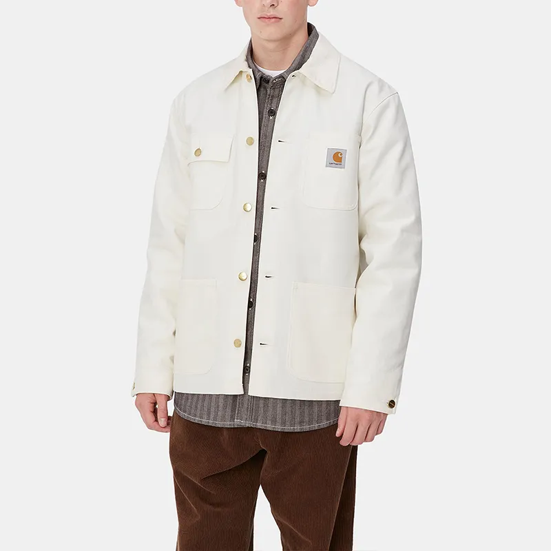 Carhartt WIP FW24 Michigan Coat Jacket Unisex Ecru-5