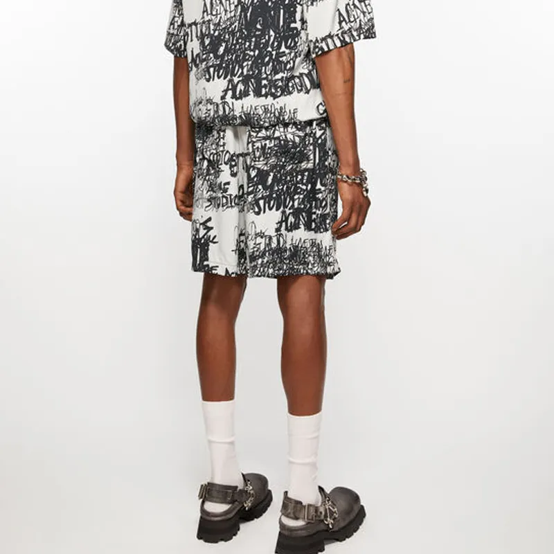 Acne Studios Logo Printed Shorts-2